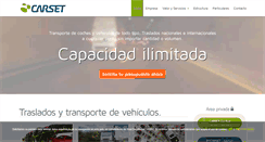 Desktop Screenshot of carset.es
