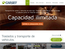 Tablet Screenshot of carset.es